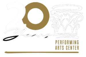 20th Anniversary Logo (gold, stacked)