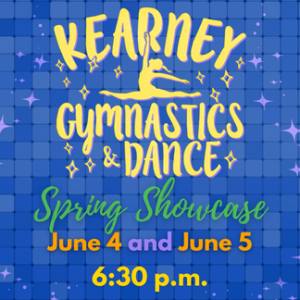 Promotional image for the Kearney School of Dance & Gymnastics (KSDG) Spring 2026 performance