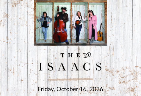 A promotional image for the Isaacs performance.